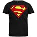 Search : Superman - Shield Logo Black T-Shirt