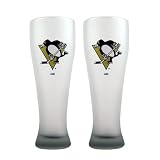 NHL Pittsburgh Penguins 2 Piece Frosted Pilsner Set