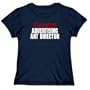 FUTURE Advertising Art Director Occupations Womens T-Shirt (Navy Blue, Sizes X-Small - XXX-Large)
