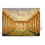 Act III, scene V: Courtyard of the Elysian.. - Greeting Card (Pack of 2) - 7x5 inch - Art247 - Standard Size - Pack Of 2