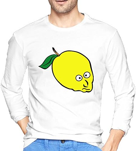 Men's Brand New Cartoon Lemon Long-sleeved Tee 2016