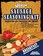 Breakfast Sausage Seasoning Kit, Seasons 30 lbs meat (Includes 2 Seasoning Packets & Salted Natural Casings) Foods Sausage