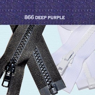 YKK Sport Zipper 866 Deep Purple