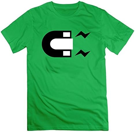 Magnet Green Painting O-neck Men Medium