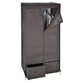 Kleiderschrank mit 2 Schubladen 75x50x150 cm