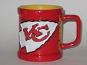 KANSAS CITY CHIEFS 11 oz. Team Logo Sculpted COFFEE MUG