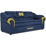 Michigan Wolverines NCAA Micro Fiber Pub Sofa