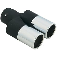 Cartrend 70185 Doppel-Auspuffblende chrom, f�r Endrohre mit 45 - 56 mm Durchmesser