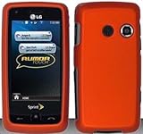 Orange Hard Snap On Case Cover Faceplate Protector for LG Banter Touch Metr ....