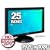 I-Inc iF251HPB 25" Widescreen HD LCD Monitor - 2ms, 1920x1080, 3000:1 Contrast Ratio, HDMI, VGA, Tilt Stand, with Speakers
