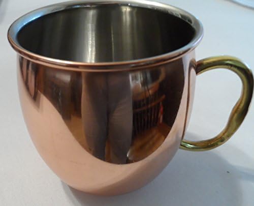 18 oz. Copper Plated Stainless Steel Moscow Mule Mug Set of Two