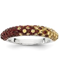 Sterling Silver Swarovski Elements Tempe Spirit Domed Ring