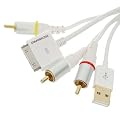 AV USB Video Cable For Apple iPad iPod Touch iPhone 3GS 3g 4 4g