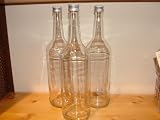 Produkt-Bild: 4 St&uuml;ck 500ml, Geradhalsflasche, Flaschen, leere Glasflaschen mit Schraubverschluss, zum selbst Abf&uuml;llen, 0,5l Liter, Lik&ouml;rflaschen, Schnapsflaschen, Essigflaschen, &Ouml;lflaschen, H&ouml;he 26,4 cm