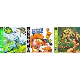 3 Disney Game Bundle - Tarzan + Tigger + Bugs Life