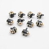 Dowonsol 10 個 2相4線 ステッパーモーター 歯車が 3-5V DC  20Ω 1000rpm 直径 6mm デジタルカメラ等に使用されているモーター