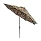 9' Market Umbrella- Black Tropical