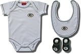 Officially licensed Green Bay Packers logo embroidered 3-piece ensemble for infants - 3 - 6 Months