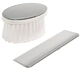 Empire Silver Sterling Boys Comb & Brush Set Oval Bead Brd.