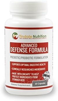 Probiotic &amp; Prebiotic Formula : Immune Support : Advanced Formula With Powerful Ingredients : 100% Shelf Stable : Non-GMO : Fights Indigestion &amp; Bloating : Advanced Defense Formula