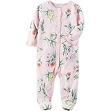 Carter's(カーターズ) コットンスナップアップスリープアンドプレイ ピンク ロンパース長袖 9ヶ月【並行輸入】
