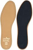 Pedag 102 Royal Vegetable Tanned Sheepskin Insole with Natural Active Carbon Filter, Slightly Padded with Latex Foam, Tan Leather, Men's 10