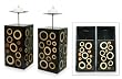 Bamboo candleholders, 'Hypnotic Lights' (pair) Bamboo candleholders, 'Hypnotic Lights' (pair)