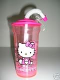 Sanrio Hello Kitty Sipping Bottle - Tumbler with flex straw