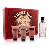 Lucky You by Lucky Brand for Women 4 Piece Set Includes: 3.4 oz Eau de Toilette Spray + 2.5 oz Body Lotion + 2.5 oz Bath and Shower Gel + 2.5 oz Conditioning Shampoo
