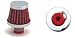 Spectre 3992 Red and Chrome Cotton Fiber Filter Breather