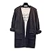 SAYM Women's Loose Pocket V-neck Sweater Cardigan Knit Top