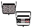 Nintendo Controller Logo Video Game - Men's Black Messenger Shoulder Retro Bag