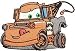 Disney Cars Iron-On Appliques - Tow Mater