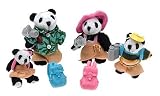 Furryville Family Moment Set The Pandafords on Vacation