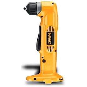 DeWalt DW960 18V 3/8 inch Right Angle Drill, 0-475/0-1500 RPM - Tool Only
