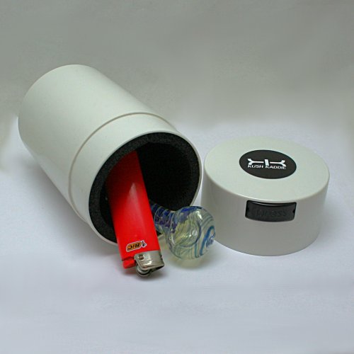 Kush Kaddie Hard Shell Vacuum Sealed Padded Container - White
