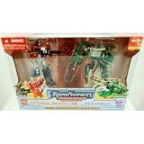 Transformers Universe Deluxe Class 2 Pack 6 Inch Tall Robot Action Figures - Optimus Prime with Blaster Rifle and Power Punch Action Versus Megatron with Blaster Rifle and Spinning Battle Blade