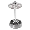 Plastic/Chrome Toothbrush Holder