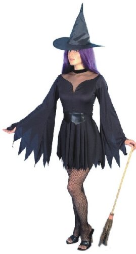 Childrens Toyshop  Toys : Adult Witch Costume for Halloween. One size fit for up to dress size 14