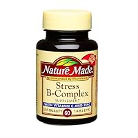 Nature Made Stress B-Complex with Vitamin C and Zinc, 60 Tablets (Pack of 3)