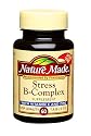 Nature Made Stress B-Complex Supplement Tablets with Vitamin C and Zinc, 60-Count Bottles (Pack of 3)