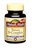 Nature Made Stress B-Complex Supplement Tablets with Vitamin C and Zinc, 60-Count Bottles (Pack of 3)