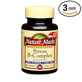 Nature Made Stress B-Complex Supplement Tablets with Vitamin C and Zinc