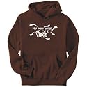 Hoodie Mens Brown " You don't scare me, I'm a Virgo " Zodiacs