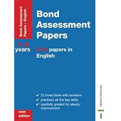 Bond Assessment Papers - First Papers in English 7-8 years New Edition