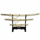 Snakeskin 3 pc Sword Katana Set