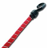 Highland 9418200 20" Red Reflective Fat Strap Bungee Cord