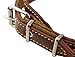 Brown Genuine Leather Braided Dog Collar, 1