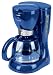 Rowenta CG-104 Kaffeemaschine, cobaltblau, Glaskanne mit scharniertem Deckel