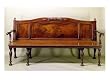 Chippendale Mahogany Carved Hall Settee, circa 1770 Giclee Poster Print, 24x18